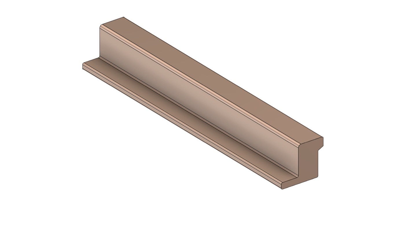 Copper S section profile